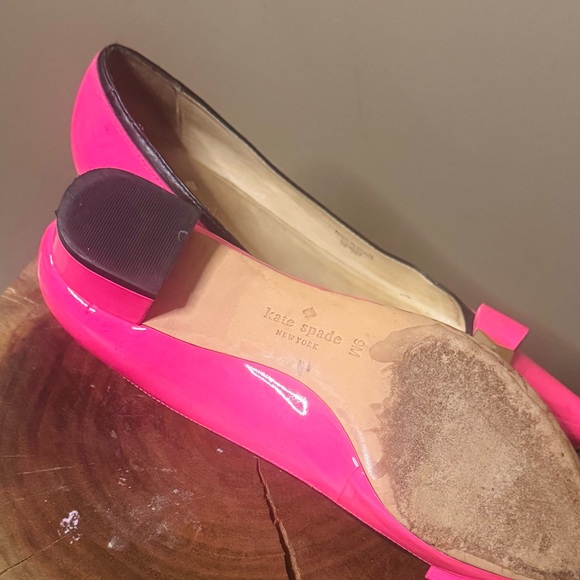 kate spade Patent Hot Pink Ballet Flats - Picture 2 of 4